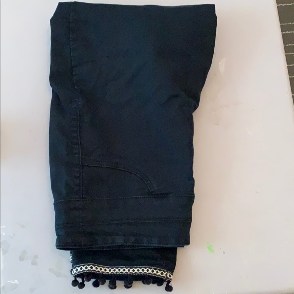 Style and Co. embellished bottom pull on pants